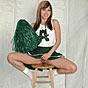Cheerleader In White Socks
