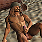 3D Muscular Pirate